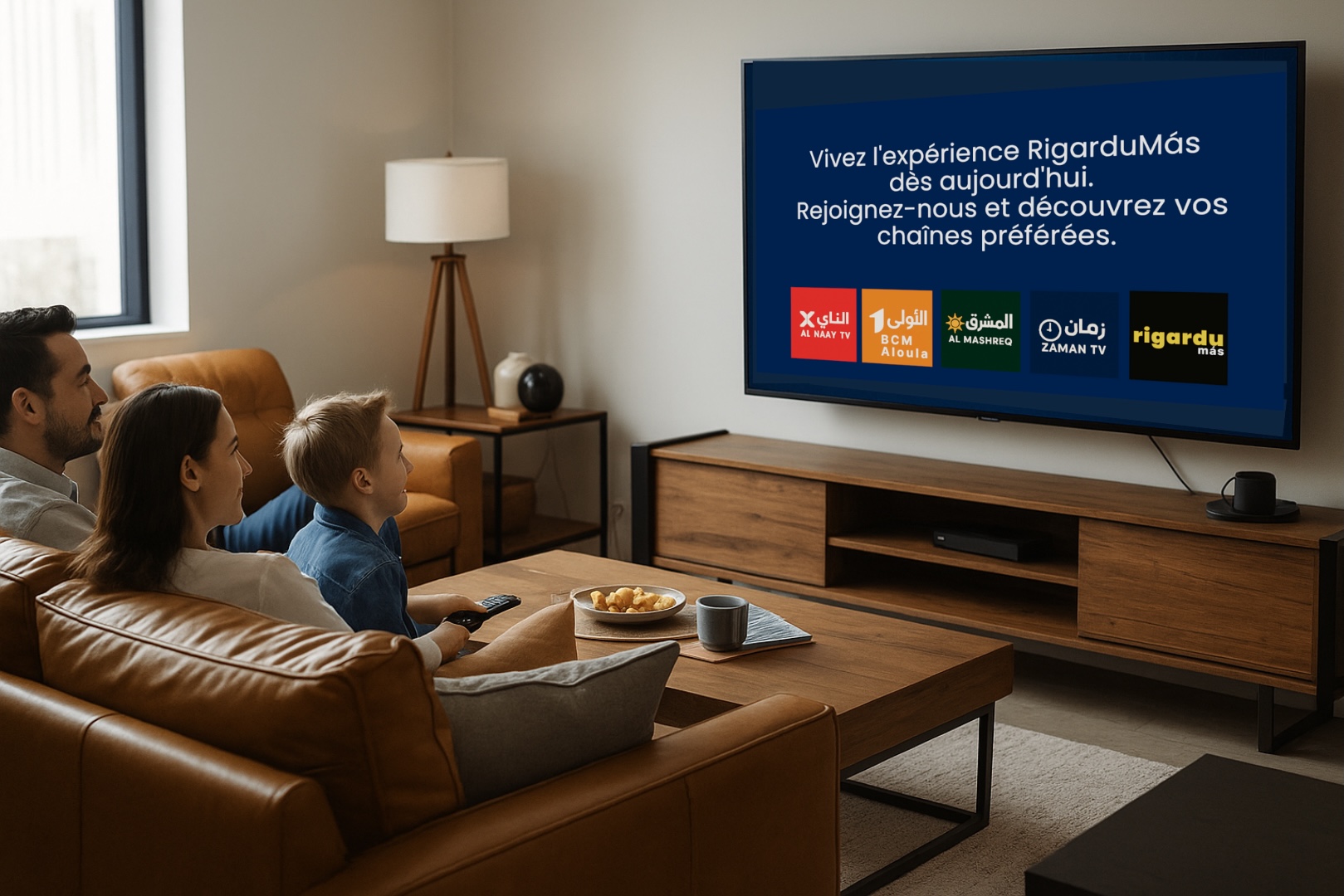 Vivez l'expérience RigarduMás dés aujourd'hui. Rejoignez-nous et décou- vrez vos chàines préférées. - 1